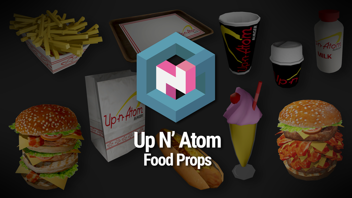 Up-N-Atom food props